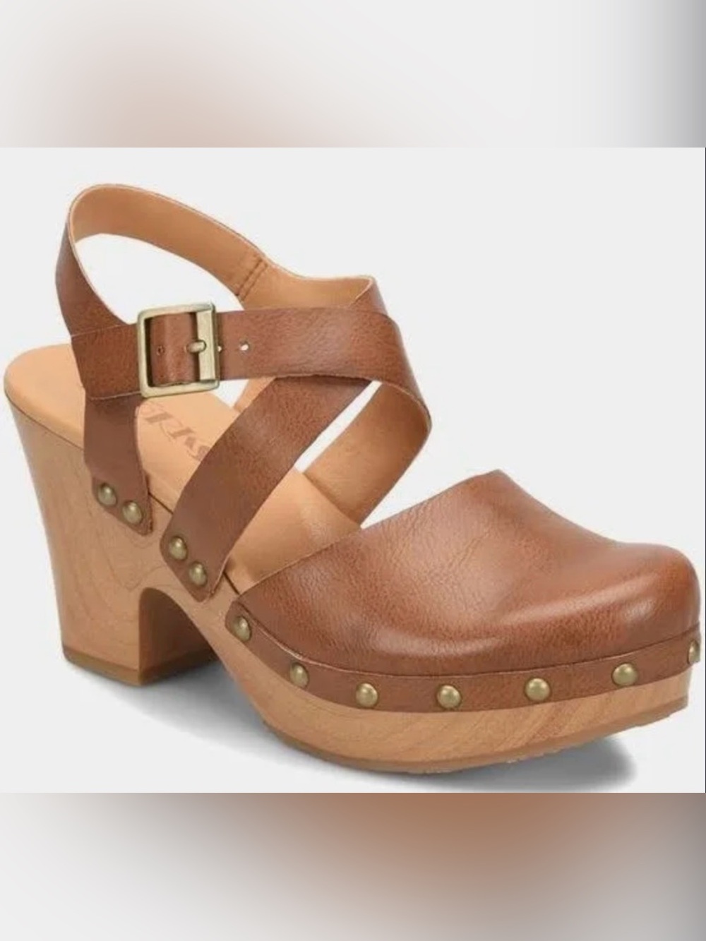 Korks clog heel